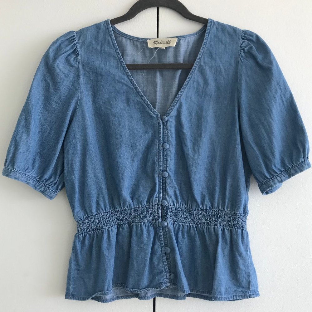Madewell Denim Top NWOT
